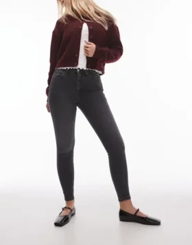 Topshop High Rise Skinny Fit Jeans