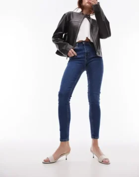 Topshop High Rise Skinny Fit Jeans