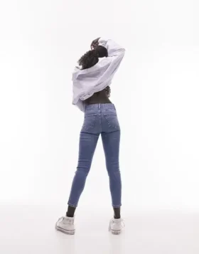 Topshop High Rise Skinny Fit Jeans
