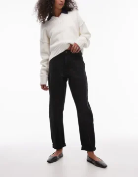 Topshop High Waist Mom Fit Jeans