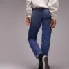 Topshop High Waist Mom Fit Jeans