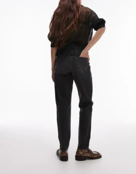 Topshop High Waist Mom Fit Jeans