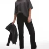 Topshop High Waist Straight Fit Jeans