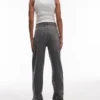 Topshop High Waist Straight Fit Jeans