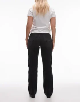 Topshop High Waist Straight Fit Jeans