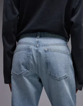 Topshop High Waist Straight Fit Jeans