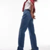 Topshop High Waist Straight Fit Jeans