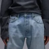 Topshop High Waist Straight Fit Jeans