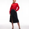 Topshop Knitted Compact Fitted Waist Cardi