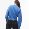 Topshop Knitted Compact Fitted Waist Cardi