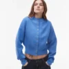 Topshop Knitted Compact Fitted Waist Cardi