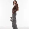 Topshop Knitted Compact Fitted Waist Cardi