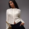 Topshop Knitted Stichy Cardi