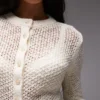 Topshop Knitted Stichy Cardi