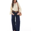 Topshop Low Waist Relaxed Fit Jeans