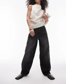 Topshop Low Waist Relaxed Fit Jeans