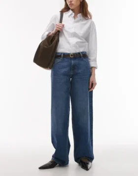 Topshop Low Waist Relaxed Fit Jeans
