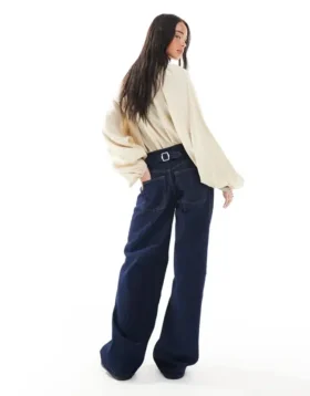 Topshop Low Waist Relaxed Fit Jeans