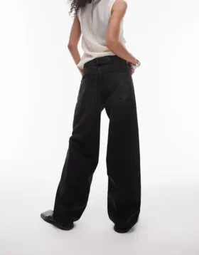 Topshop Low Waist Relaxed Fit Jeans