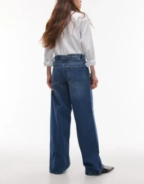 Topshop Low Waist Relaxed Fit Jeans