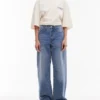 Topshop Mid Rise Loose Fit Jeans