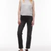 Topshop Mid Waist Straight Fit Jeans