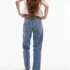 Topshop Mid Waist Straight Fit Jeans