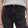 Topshop Mid Waist Straight Fit Jeans