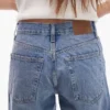 Topshop Mid Waist Straight Fit Jeans