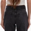 Topshop Mid Waist Straight Fit Jeans