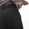 Topshop Mid Waist Straight Fit Jeans