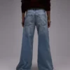 Topshop Mid Waist Wide Leg Fit Jeans
