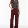 Topshop Mid Waist Wide Leg Fit Jeans