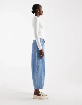 Tsbella High Rise Barrel Fit Jeans