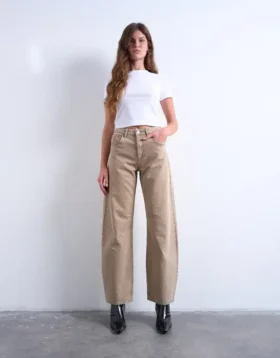 Tsbrianna High Rise Barrel Fit Jeans