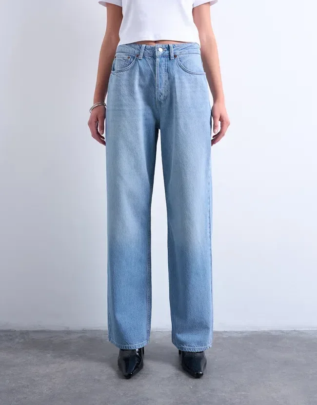 Tscolumn Mid Rise Straight Fit Jeans Tscolumn Mid Rise Straight Fit Jeans