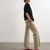Tsember Low Rise Wide Leg Fit Jeans