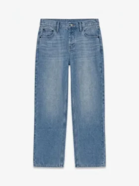 Tsember Low Rise Wide Leg Fit Jeans
