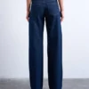 Tsember Low Rise Wide Leg Fit Jeans