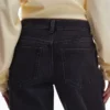Tsember Low Rise Wide Leg Fit Jeans