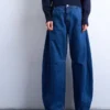Tsemma High Rise Barrel Fit Jeans