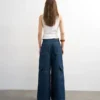 Tseva Mid Rise Wide Leg Fit Jeans