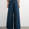 Tseva Mid Rise Wide Leg Fit Jeans