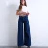 Tshorizon Mid Rise Wide Leg Fit Jeans