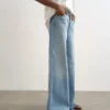 Tshorizon Mid Rise Wide Leg Fit Jeans