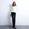Tsjamie High Rise Flared Fit Jeans