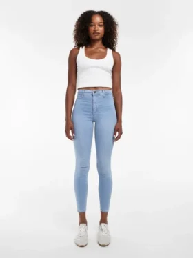 Tsjoni High Rise Skinny Fit Jeans