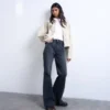 Tsmarie Mid Rise Flared Fit Jeans