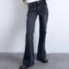 Tsmarie Mid Rise Flared Fit Jeans