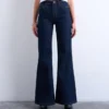 Tsmarie Mid Rise Flared Fit Jeans